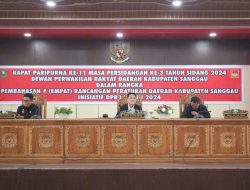 DPRD Sanggau Sampaikan Tanggapan dan Jawaban Empat Raperda