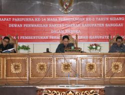 DPRD Sanggau Rapat Paripurna Penetapan Propemperda Tahun 2024