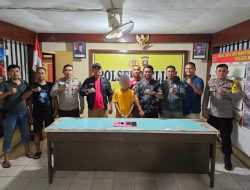 Terlibat Kasus Narkoba, Pemuda Asal Desa Kuala Buayan di Tangkap Polsek Meliau