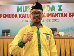 Hubertus Vinsensius Wake Nahkodai Pemuda Katolik Komda Kalbar Periode 2025 – 2028