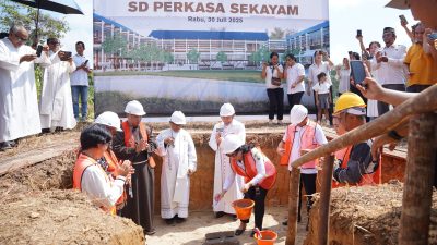 Pembangunan SD Perkasa Sekayam Resmi Dimulai