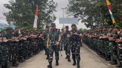 Prajurit Yonif TP 833 / Bumi Daranante Diharapkan Maksimalkan Keahlian Wujudkan Ketahanan Pangan