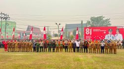 Bupati Sanggau Pimpin Apel Gelar Pasukan Penanganan Karhutla Siaga Darurat