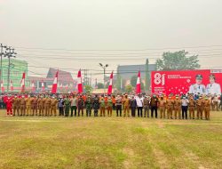 Bupati Sanggau Pimpin Apel Gelar Pasukan Penanganan Karhutla Siaga Darurat