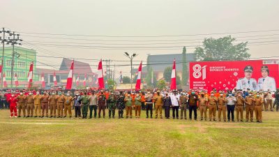 Bupati Sanggau Pimpin Apel Gelar Pasukan Penanganan Karhutla Siaga Darurat
