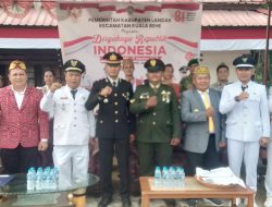 Upacara HUT ke-81 Kemerdekaan RI di Kuala Behe Berlangsung Khidmat