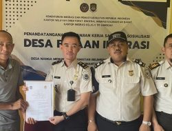 Imigrasi Sanggau dan Desa Nanga Menunuk Perkuat Pencegahan TPPO